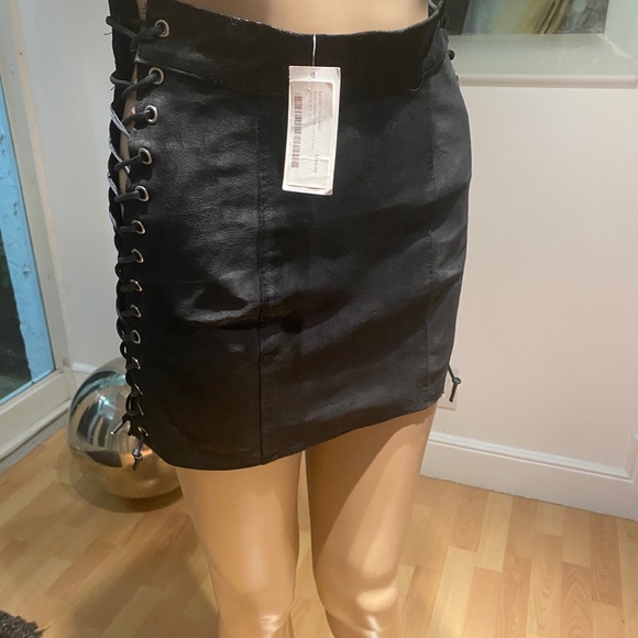 NWT LA Roxx leather mini skirt - Picture 10 of 11